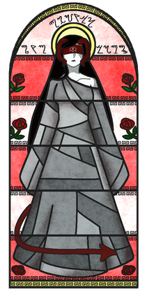 Lady Regula (Stained Glass)